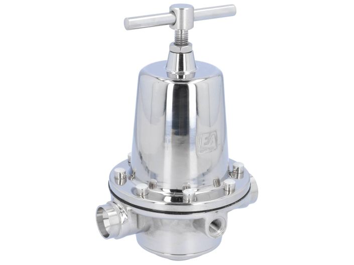 Pressure Reducer DN25, stainless steel / EPDM, Inlet pressure: max.8bar, outlet pressure: 0.2-3ba