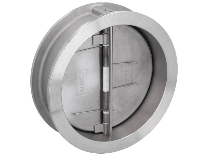 Double plate check valve, DN300, PN40, Stainl. steel/EPDM/stainl. steel, EN558-1 row 16