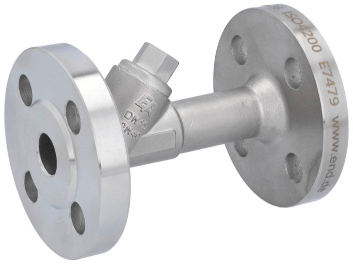 Non-Return valve DN20, with flanges PN40, stainless steel 1.4408/PTFE, face-to-face EN558-1