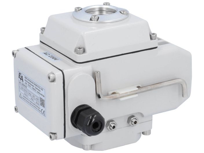 Electr. actuator, 50Nm, 230V AC, 10W, IP66, LE05, running time approx 20 sec., octagon. 14mm