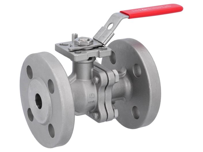 Ball valve DN15, PN40, length EN558-27, Stainless steel 1.4408, PTFE FKM, ISO5211