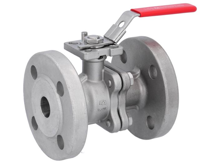 Ball valve DN20, PN40, length EN558-27, Stainless steel 1.4408, PTFE FKM, ISO5211