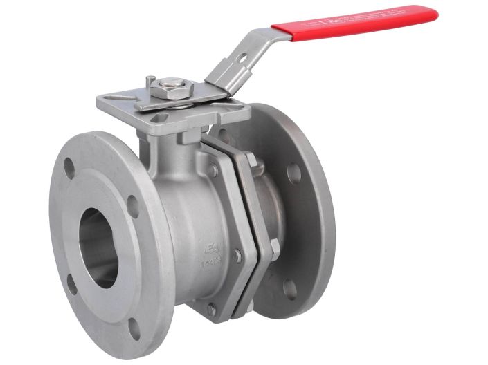 Ball valve DN65, PN16, length EN558-27, Stainless steel 1.4408, PTFE FKM, ISO5211