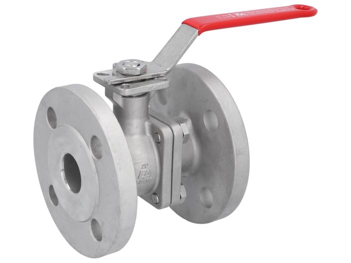 Ball valve DN32, PN16 / 40, full bore, Stainless steel 1.4408, PTFE FKM, ISO5211, EN558-2
