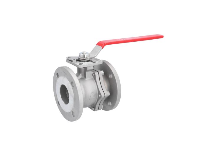 Ball valve DN65, PN16, full bore, Stainless steel 1.4408, PTFE FKM, ISO5211, EN558-2