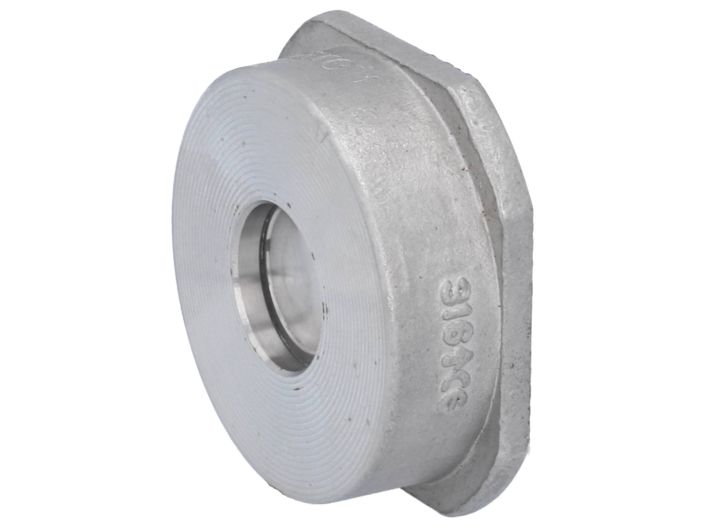 Disc check valve DN15, PN10-40, Stainless steel 1.4408, max. 40bar