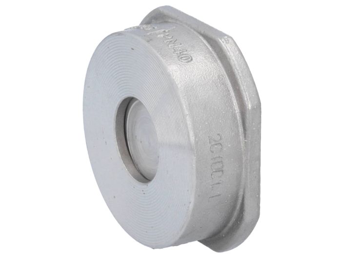 Disc check valve DN25, PN6-40, Stainless steel 1.4408 / NBR, max. 40bar