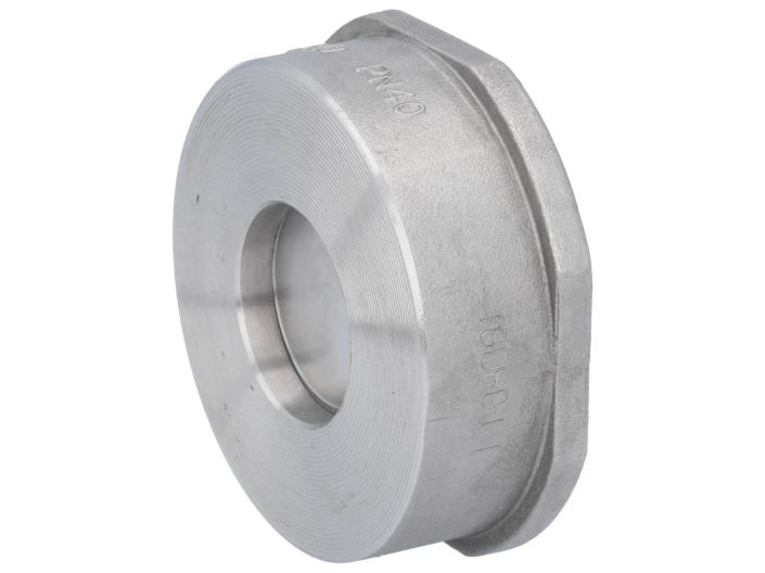 Disc check valve DN40, PN6-40, Stainless steel 1.4408 / NBR, max. 40bar