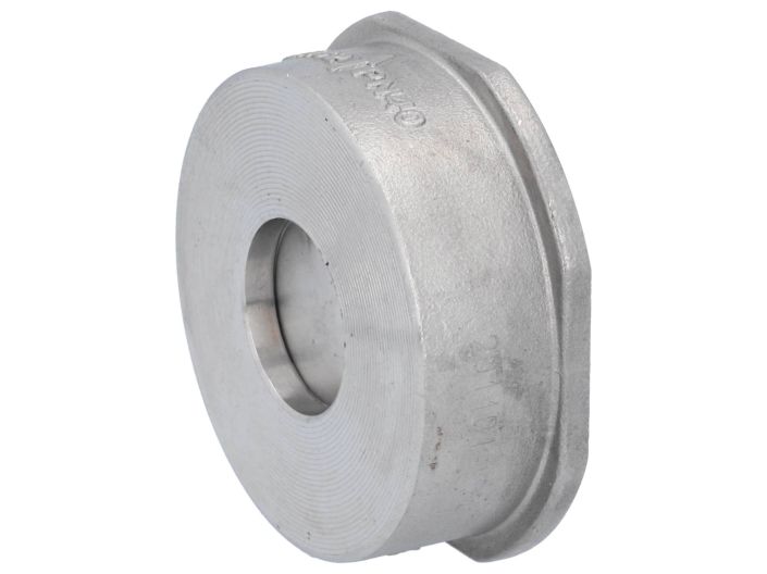 Disc check valve DN32, PN10-40, Stainless steel 1.4408 / FKM, max. 40bar