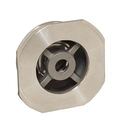 Disc check valve DN15, PN6-40, Stainless steel 1.4408, DIN3202 / K4