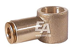 Swivelling connector single D05-1/4