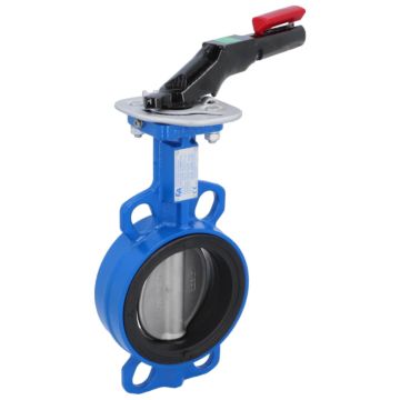 Butterfly valve DN150, PN10 / 16, length EN558-20, Cast iron / NBR / Cast iron-40, ISO 5211