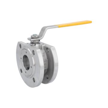 Kompakt-Kugelhahn DIN-DVGW, DN50, PN16 Edelstahl/PTFE-FKM/NBR, DIN-DVGW für Gas