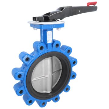 Butterfly valve LUG DN250, PN16, acc. EN558-20, GGG-40/EPDM/stainless steel1.4408, ISO5211, F10, D