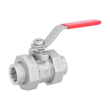 Kugelhahn 3/4", PN200, 1.4408/PTFE 5-teilig, Innengew. voller Durchgang