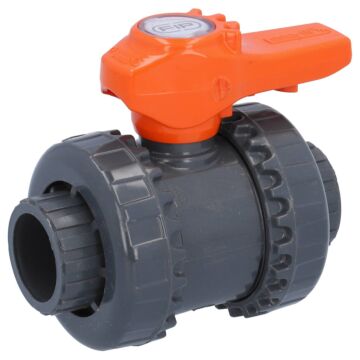 Kugelhahn, PN16, PVC-U/PTFE-EPDM Klebemuffe