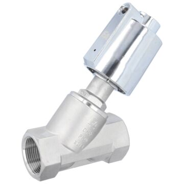 Pressure actuated valve, G11 / 4 ", SK50-brass Stainless steel / PTFE Normally open against mediu