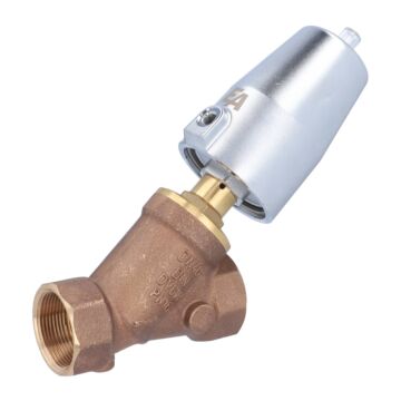 Druckgesteuertes Ventil, G11/2", SK63-Ms., OS Rotguß/PTFE, Ruhe zu, mit Medium