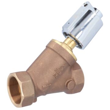 Pressure actuated valve, G2 ", SK50-brass, Rotguß / PTFE, to rest against Medium