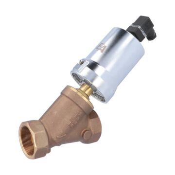 Pressure actuated valve, G2 ", SK80-brass, ES1, Rotguß / PTFE, to rest with medium