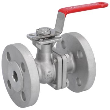 Ball valve DN15, PN16 / 40, full bore, Stainless steel 1.4408, PTFE FKM, ISO5211, EN558-2