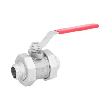 Kugelhahn DN25, PN200, 1.4408/PTFE 5-teilig, Anschweißenden, voller Durchgang