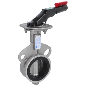 Butterfly valve DN65, PN10 / 16, length EN558-20, 1.4408 / EPDM / 1.4408, ISO 5211, F05 / F07