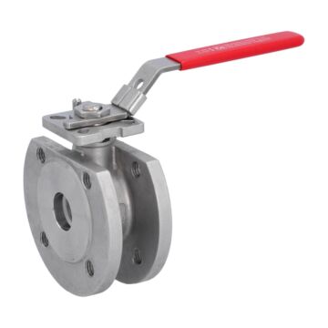 Kompakt-Kugelhahn DN50, API 607, ANSI 150 lbs. Edelstahl 1.4408/PTFE-FKM-Grafit, ISO5211