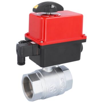 Kugelhahn-KA, 2", mit Antrieb-RT20-007 Ms./PTFE-FKM, 24V AC/DC, Laufzeit 7...12sek.