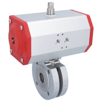 Kugelhahn-ZK, DN25, mit Antrieb-EE, EW70 Stahl/PTFE-FKM, federrückstellend