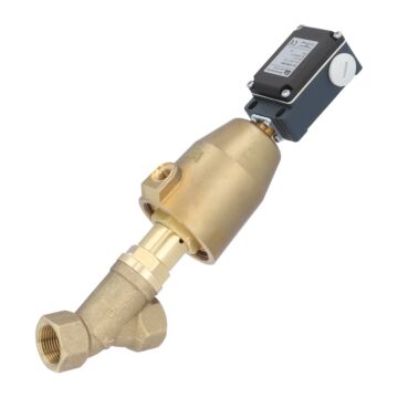 Pressure actuated valve, G3 / 4 ", SK50-brass, ES, brass / PTFE NBR, to rest with medium