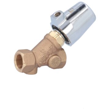 Pressure actuated valve, G1 / 2 ", SK32-brass, Rotguß / PTFE, to rest against Medium