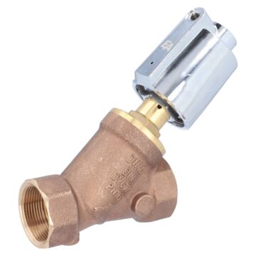 Pressure actuated valve, G11 / 2 ", SK50-brass, Rotguß / PTFE, to rest against Medium