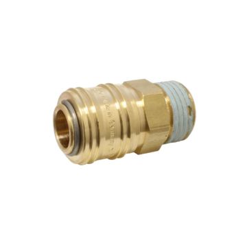 Quick release coupling, G3/8", brass/NBR, max.35bar