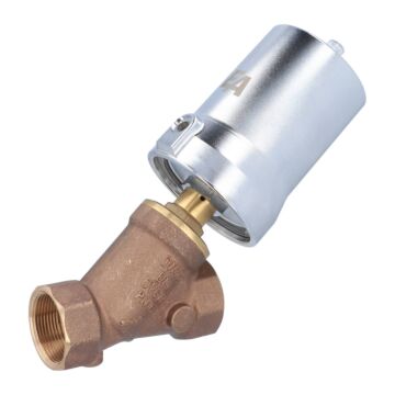 Druckgesteuertes Ventil, G11/2", SK80-Ms., OS Rotguß/PTFE, Ruhe zu, gegen Medium