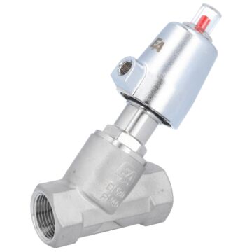 Druckgesteuertes Ventil, 3/4"-NPT, SK32-Ms., OS Edelstahl/PTFE, Ruhe zu, mit Medium