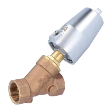 Pressure actuated valve, G11 / 4 ", SK63-brass, OS, Rotguß / PTFE, to rest against Medium