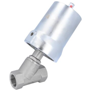 Pressure actuated valve, G1 ", SK80-brass, OS Stainless steel / PTFE, acting against medium