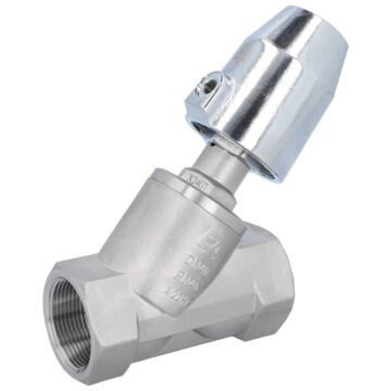 Pressure actuated valve, G11 / 2 ", SK50-brass, to stainless steel / PTFE, calm with medium