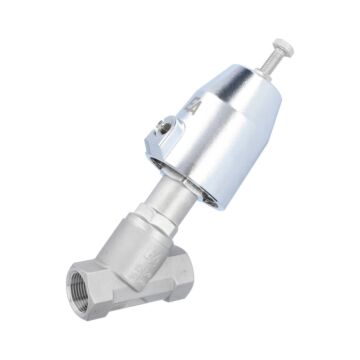 Pressure actuated valve, G3 / 4 ", SK50-brass, HB to stainless steel / PTFE, calm with medium