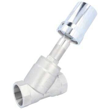 Druckgesteuertes Ventil, G21/2", SK80-Ms., AX, Edelstahl/PTFE, Ruhe zu, gegen Medium