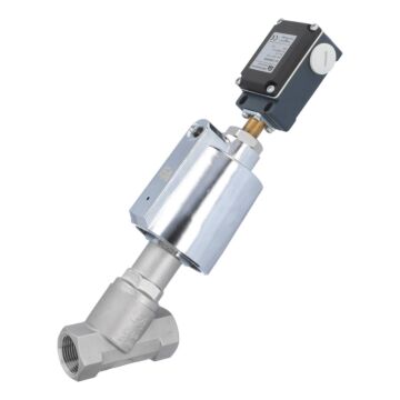 Pressure actuated valve, G3 / 4 ", SK50-brass, ES Stainless steel / PTFE Normally open against mediu