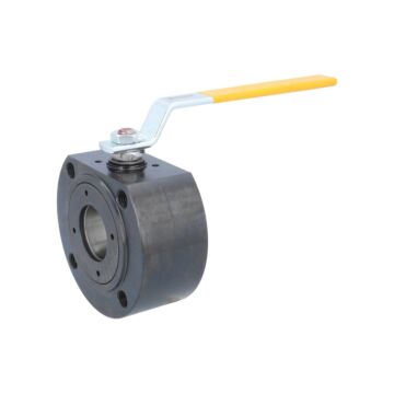 Kompakt-Kugelhahn DIN-DVGW, DN50, PN16 Stahl/PTFE-FKM/NBR/Edelstahl, DIN-DVGW für Gas