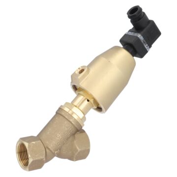 Pressure actuated valve, G1 ", SK50-brass, ES1, brass / PTFE NBR, acting against medium