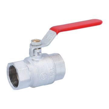 Kugelhahn, PN25 bis PN40, Messing/PTFE-FKM Innengewinde, Stahlhandhebel