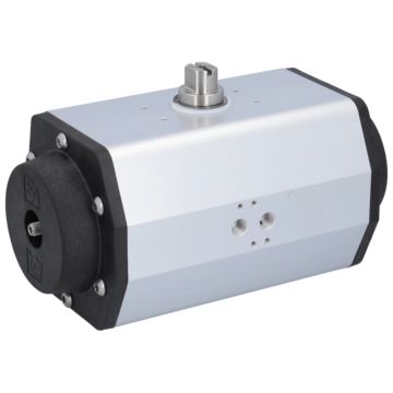 Pivoting drive DW100, DIN, F07 / 10,8kt.17, FKM, double-acting, clockwise, to + 140 º C