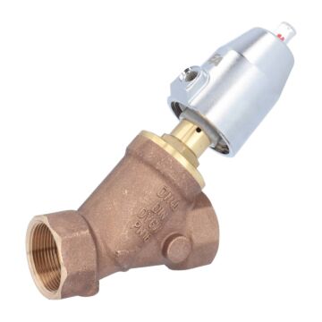 Druckgesteuertes Ventil, G11/2", SK50-Ms., OS Rotguß/PTFE, Ruhe zu, gegen Medium