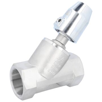 Pressure actuated valve, G2 ", SK50-brass, Stainless steel / PTFE, acting against medium