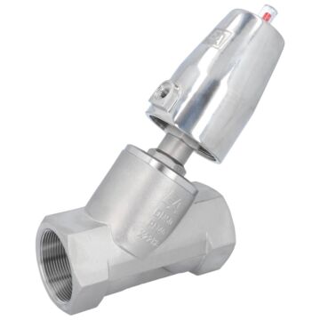 Pressure actuated valve, G2 ", SK63-stainless stee, Stainless steel / PTFE, acting against medium