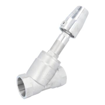 Pressure actuated valve, G21 / 2 ", SK63-stainless Stainless steel / PTFE, acting against medium